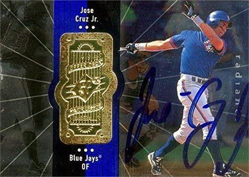 Sports Memorabilia Autograph Warehouse 302161 1998 Upper Deck SPX Jose Cruz Jr. Autographed No.330 Baseball Card - Toronto Blue Jays SC