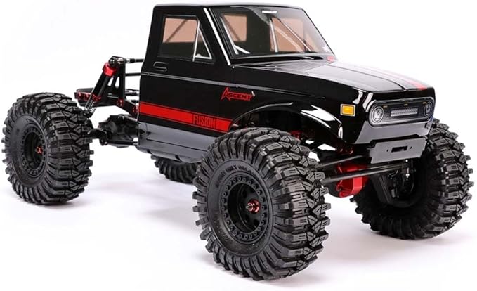 Redcat Ascent Fusion 1:10 Scale RC Rock Crawler Brushless Motor 4WD Carbon Fiber Frame Black