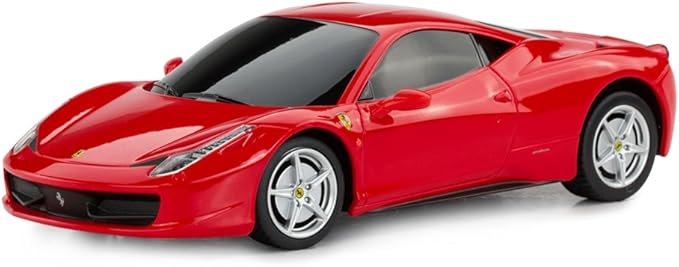RASTAR Remote Control Car - 1/24 Scale Ferrari 458 Italia Model Toy Car - Red