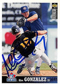 Sports Memorabilia Autograph Warehouse 343754 Alex Gonzalez Autographed Baseball Card - Toronto Blue Jays FT 1997 Upper Deck No. 506