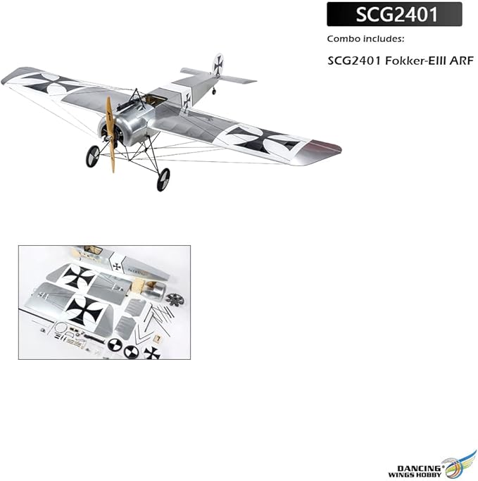 DW Hobby 1.58M Balsa ARF Fokker-Eindecker (SCG2401)