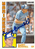 Sports Memorabilia Autograph Warehouse 248242 Barry Bonnell Autographed Baseball Card - Toronto Blue Jays Seattle Mariners 1984 O Pee Chee - No. 302