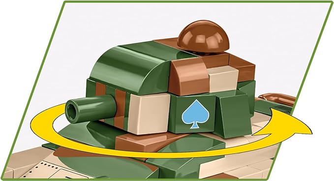 COBI Historical Collection World War II Renault R-35 Light Tank Building Set 93 Pieces