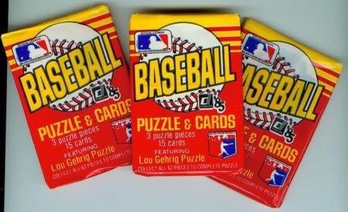 Lot of 3 1985 Donruss Baseball Wax Packs (45 Cards Total) Possible Roger Clemens Rookie Card