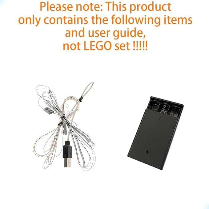 LED Light Kit Compatible with Lego Himeji Castle - Lighting Set for Architecture 21060 (Model Set Not Included)