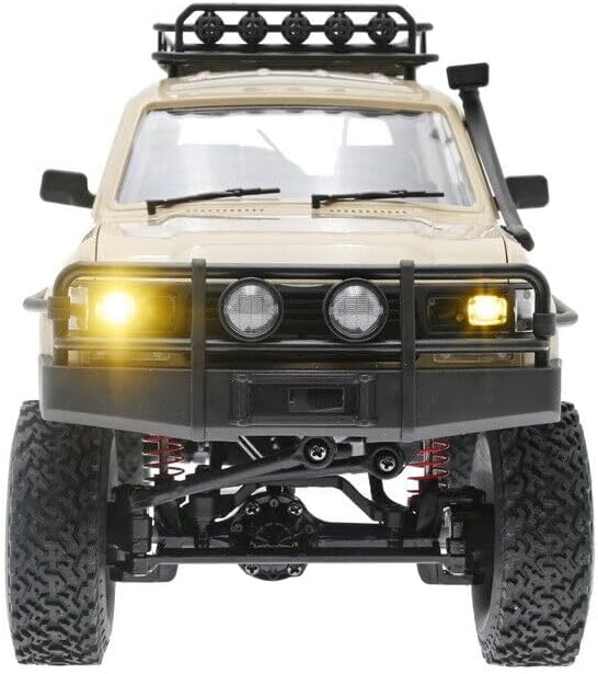 RC Rock Crawler RC Truck 4x4 WPL C54-1 RTR 1/16 Scale RC Crawler Off Road Truck All Terrain with Upgraded Chassis and Shock 260 Motor New Gearbox Bumper Roof Rack Hobby Toy Adult