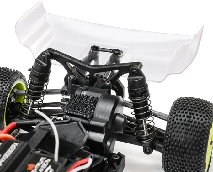 Helidirect Losi RC Car Micro-B 2WD Brushed Mini RC Buggy 1/24 Scale RTR Assemble Kit - Remote Control Car RC Cars Micro Racing RC Buggy 1/24 Scale (Silver - LOS00007T2)