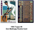 Topps 1984 Don Mattingly Rookie Card