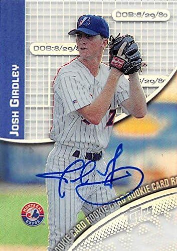 Sports Memorabilia Autograph Warehouse 244767 Josh Girdley Autographed Baseball Card - Montreal Expos FT 2000 Topps Technical Merits - No. 43-13 Rookie