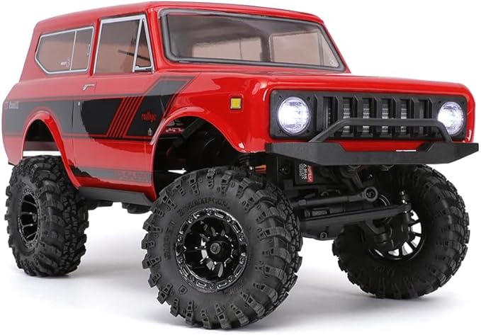 Redcat Racing Ascent-18 Scout II Brushless 1/18 Scale RC Crawler 4WD Remote Control Car Aluminum Chassis Red/Gold Dust