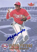 Sports Memorabilia Autograph Warehouse 244757 Anderson Machado Autographed Baseball Card - Philadelphia Phillies FT 2002 Fleer Future - No. 506