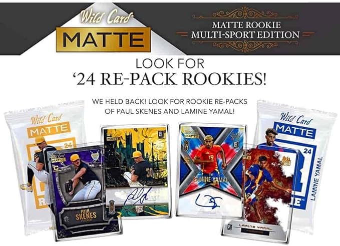 2025 Wild Card Matte Rookie Multi-Sport Edition Breaker's Brick Trading Card Box (2 One of Ones Per Brick)