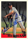 Autograph Warehouse 246399 Mark Redman Autographed Baseball Card 1996 Topps Draft Pick No. 14 - Minnesota Twins