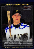 Sports Memorabilia Autograph Warehouse 244659 John VanBenschoten Autographed Baseball Card - Pittsburgh Pirates FT 2002 Bowman Chrome - No. 228 Rookie