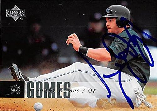 Sports Memorabilia Autograph Warehouse 247505 Jonny Gomes Autographed Baseball Card - Tampa Rays 2006 Upper Deck - No. 443