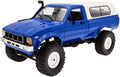 The perseids RC Rock Crawler WPL C24 RTR 1/16 Pickup Trucks Blue with LED Lights 2.4Ghz 4x4 Off-Road RC Semi Trucks All Terrain Car RC Crawler Remote Control Truck for Adults