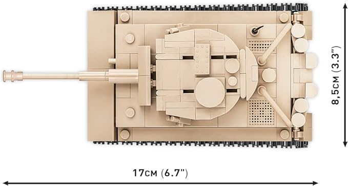 COBI Historical Collection Panzer VI Tiger 131 Tank Building Set 340 Pieces