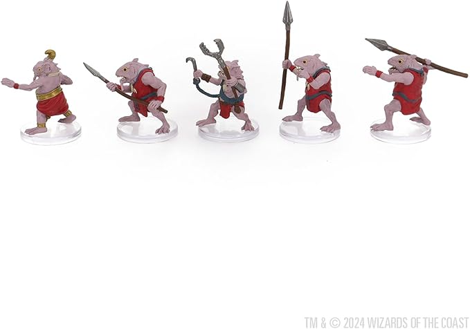 WizKids D&ampD Icons of the Realms: Kuo-TOA Warband