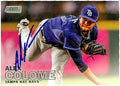 Sports Memorabilia Autograph Warehouse 247956 Alex Colome Autographed Baseball Card - Tampa Bay Rays 2016 Topps Stadium Club - No. 176