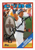 Sports Memorabilia Autograph Warehouse 245984 Jerry Mumphrey Autographed Baseball Card - Chicago Cubs 1988 Topps - No. 466