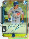 2015 Bowman Chrome Refractor Authentic Joc Pederson Rookie Autograph Card