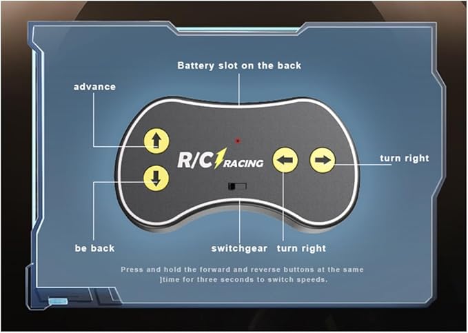 RC Alloy Racing Car 1/43 Scale 2.4G 5CH Mini Drift Car with ulti-Light System Dual-Speed Modes APP Control