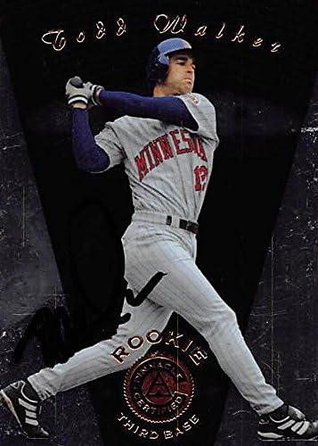 Sports Memorabilia Autograph Warehouse 247367 Todd Walker Autographed Baseball Card - Minnesota Twins 1997 Pinnacle Certified Rookie - No. 115