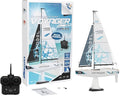 Voyager 400 2.4GHz RC Motor Powered Sailboat in Blue - 26 Tall