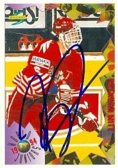 Autograph Warehouse 67486 Brendan WITT Autographed Hockey Card Team Canada 1994 Score No. 205