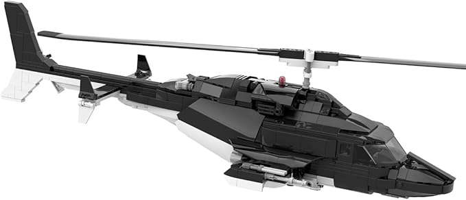 MOC-149250 Air Helicopter Building Blocks Set - 1039 Piece MOC Helicopter Model DIY Creative Assembly Kit for Adults Collectible Display &amp Home Decoration