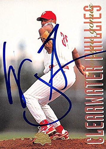 Sports Memorabilia Autograph Warehouse 244625 Wayne Gomes Autographed Baseball Card - Philadelphia Phillies FT 1994 Classic Best Gold Minor League Rookie - No. 36