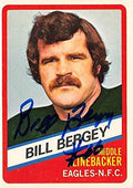 Autograph Warehouse 302524 1976 Topps Wonder Bill Bergey Autographed No.17 Football Card - Philadelphia Eagles