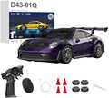 1:43 RC Drift Car 20KM/H with Gyro 2.4G 4WD Full Proportional Alloy Sport Racing Car Adjustable Speed LED Lighting for Teens &amp Adults-D43-01