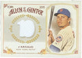 Sports Memorabilia Autograph Warehouse 343513 Travis D Arnaud Player Worn Jersey Patch Baseball Card - New York Mets 2015 Topps Allen &amp Ginters No. FSRB-TD