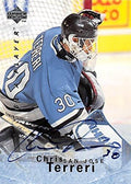 Autograph Warehouse 249018 Chris Terreri Autographed Hockey Card - San Jose Sharks 1996 Upper Deck BAP - No. S27
