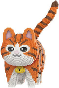 Orange Cat Micro Mini Building Block Sets for Adults No Compatible with Lego 6470PCS Pet Building Toys for Home &amp Office Decor MOC 3D Creative Model Gifts for Christmas