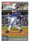 Sports Memorabilia Autograph Warehouse 302166 2004 Topps Vito Chiaravalloti Autographed No.875 Baseball Card - Toronto Blue Jays FT