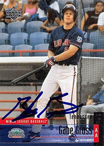Sports Memorabilia Autograph Warehouse 343750 Gabe Gross Autographed Baseball Card - Toronto Blue Jays FT 2002 Upper Deck No. 20 Rookie