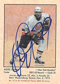 Sports Memorabilia Autograph Warehouse 224083 Alexei Yashin Autographed Hockey Card - New York Islanders 2003 Parkhurst Retro - No. 17