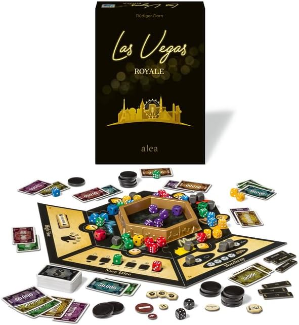 Ravensburger Las Vegas Royale Strategy Board Game for Ages 8 &amp Up - 20th Anniversary Edition Alea