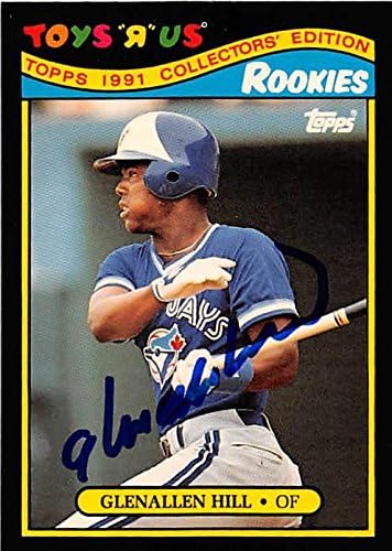 Sports Memorabilia Autograph Warehouse 245846 Glenallen Hill Autographed Baseball Card - Toronto Blue Jays 67 1991 Topps Toys R Us - No. 11