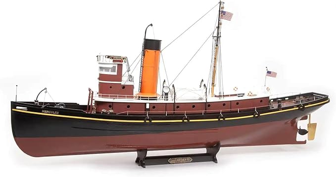 Occre Hercules 1:50 Wood Tugboat Ready for RC Modelship kit for Adults to Build