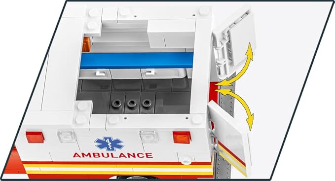 COBI Dodge RAM 3500 Ambulance Building Set 295 Pieces