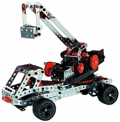 MECCANO Erector Super Construction 25-in-1 Motorized Building Set Steam Education Toy 638 Parts for Ages 10+