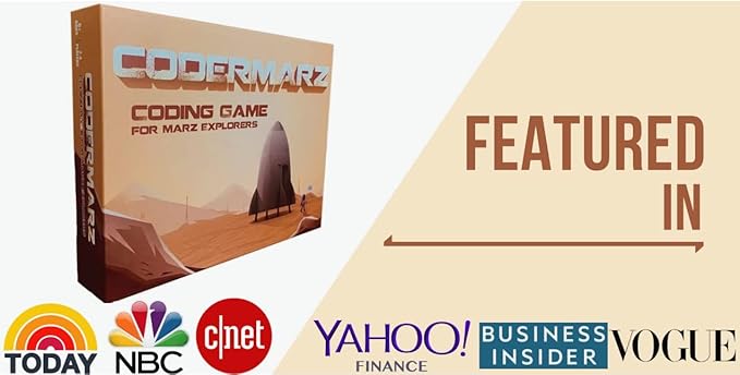 Game for Space and AI Learners! NBC Featured: First Ever Board Game for Boys and Girls Age 6+. Teaches About Mars AI and Computer Programming Through Fun Astronaut and Neural Adventure!