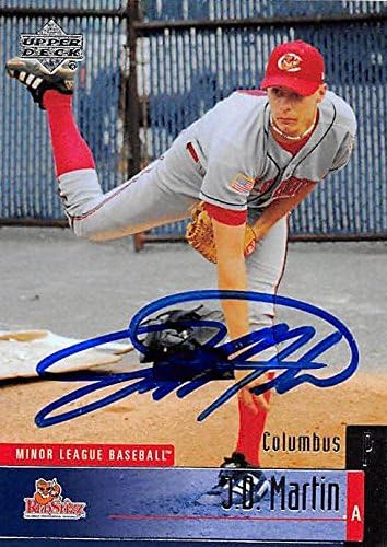 Sports Memorabilia Autograph Warehouse 244570 J.D. Martin Autographed Baseball Card - Cleveland Indians FT 2002 Upper Deck - No. 98 Rookie
