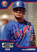Sports Memorabilia Autograph Warehouse 244855 Orlando Cabrera Autographed Baseball Card - Montreal Expos FT 2002 Upper Deck Fortyman - No. 713