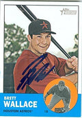 Sports Memorabilia Autograph Warehouse 247973 Brett Wallace Autographed Baseball Card - Houston Astros 2012 Topps Heritage - No. 230
