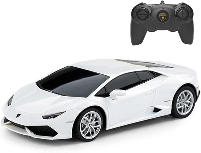 RASTAR Lamborghini HURACÁN LP610-4 RC Car Radio Remote Control 1/24 Scale (White)