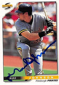 Autograph Warehouse 244753 Mark Johnson Autographed Baseball Card - Pittsburgh Pirates FT 1996 Score - No. 40